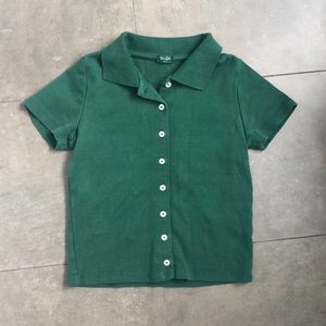 trendy green shirt